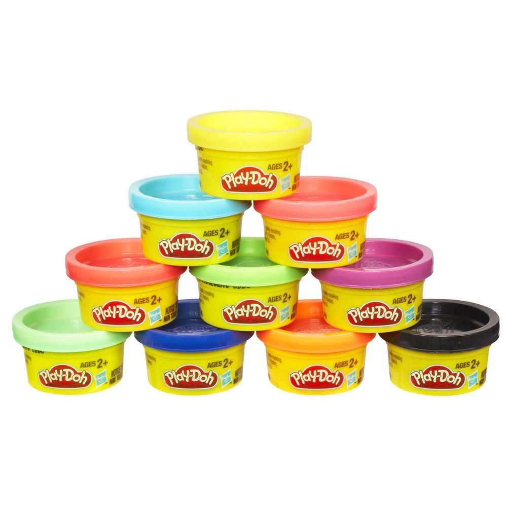 Hasbro Play-Doh 10 μίνι βαζάκια πλαστελίνης 22037