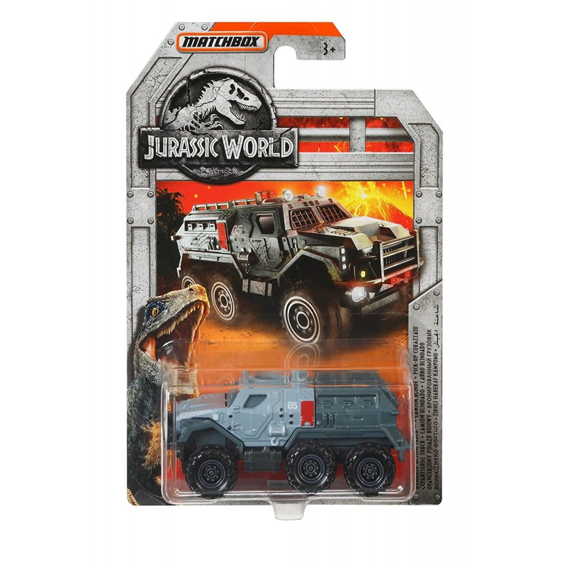 Mattel Match Box Jurassic World Αυτοκινητάκια Μεταλλικά - 10 Σχέδια FMW90