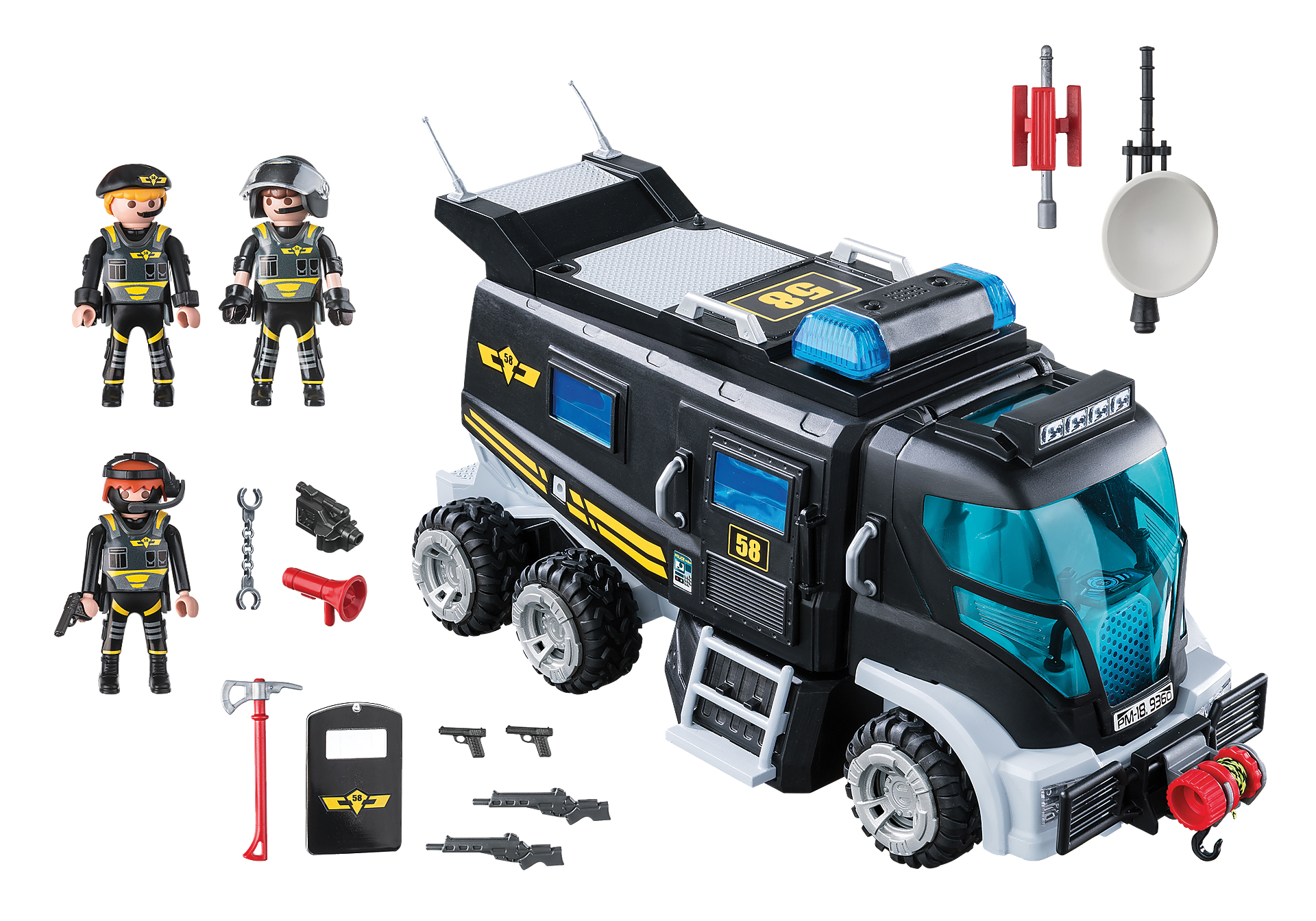 Playmobil City Action Θωρακισμένο Όχημα Ειδικών Αποστολών