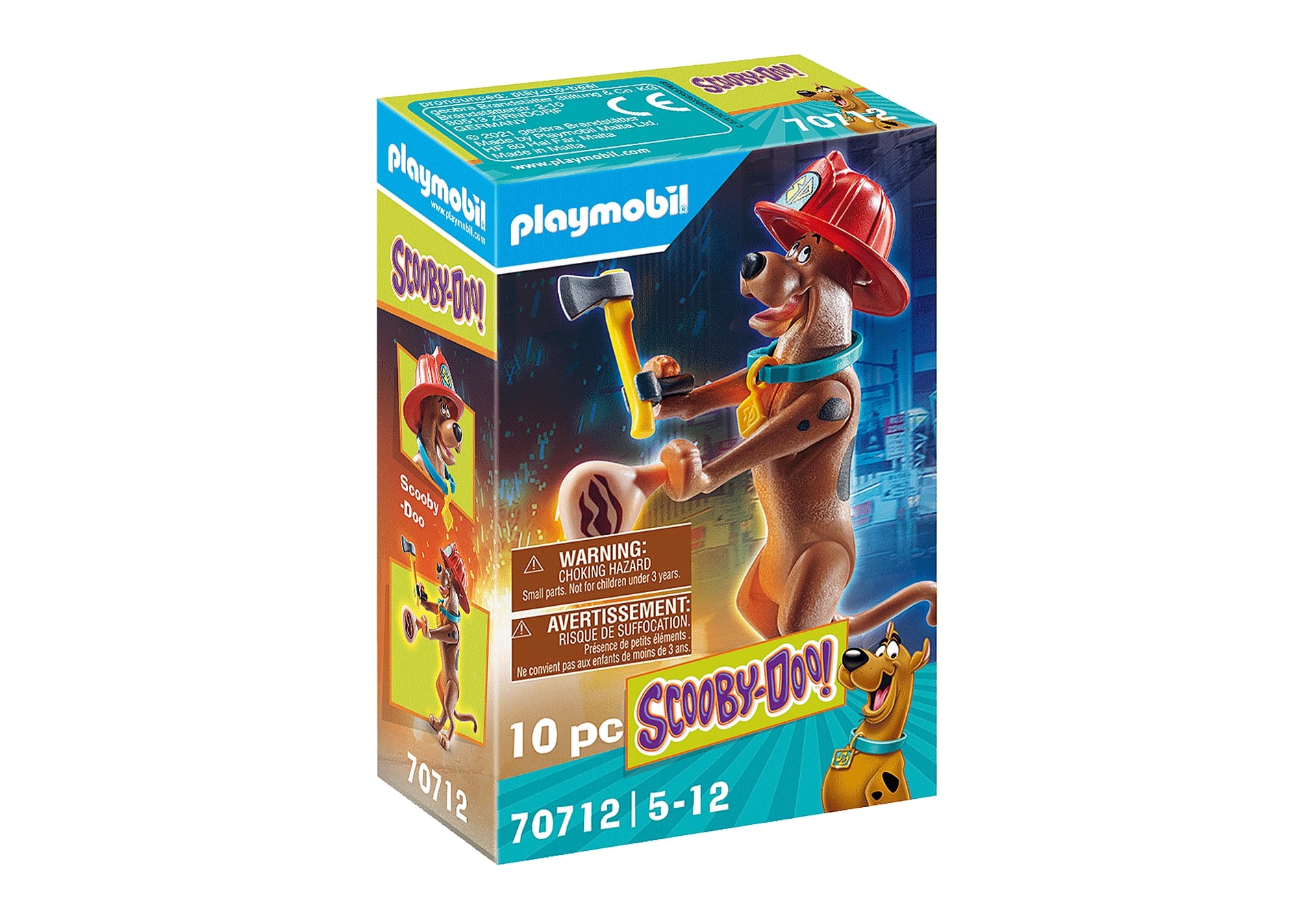 Playmobil Συλλεκτική φιγούρα Scooby 'Πυροσβέστης' (70712)