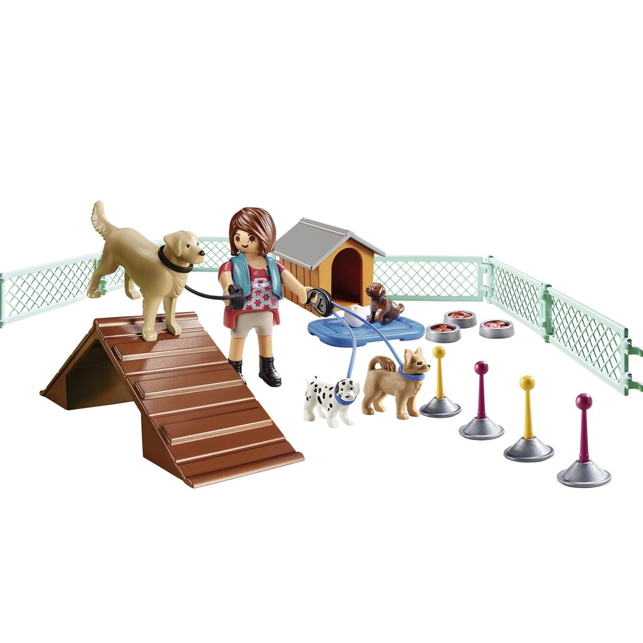 Playmobil City Life Gift Set Εκπαιδεύτρια Σκύλων (70676)