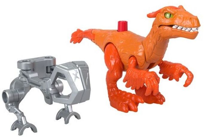 Imaginext-Jurassic World 3 Δεινόσαυρος Με Φίμωτρο-3 Σχέδια (GVV67)