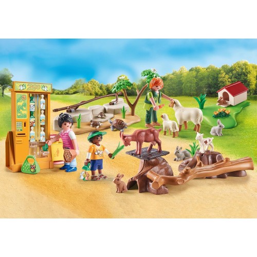 Playmobil Ζωολογικός Κήπος Με Ήμερα Ζωάκια (71191)