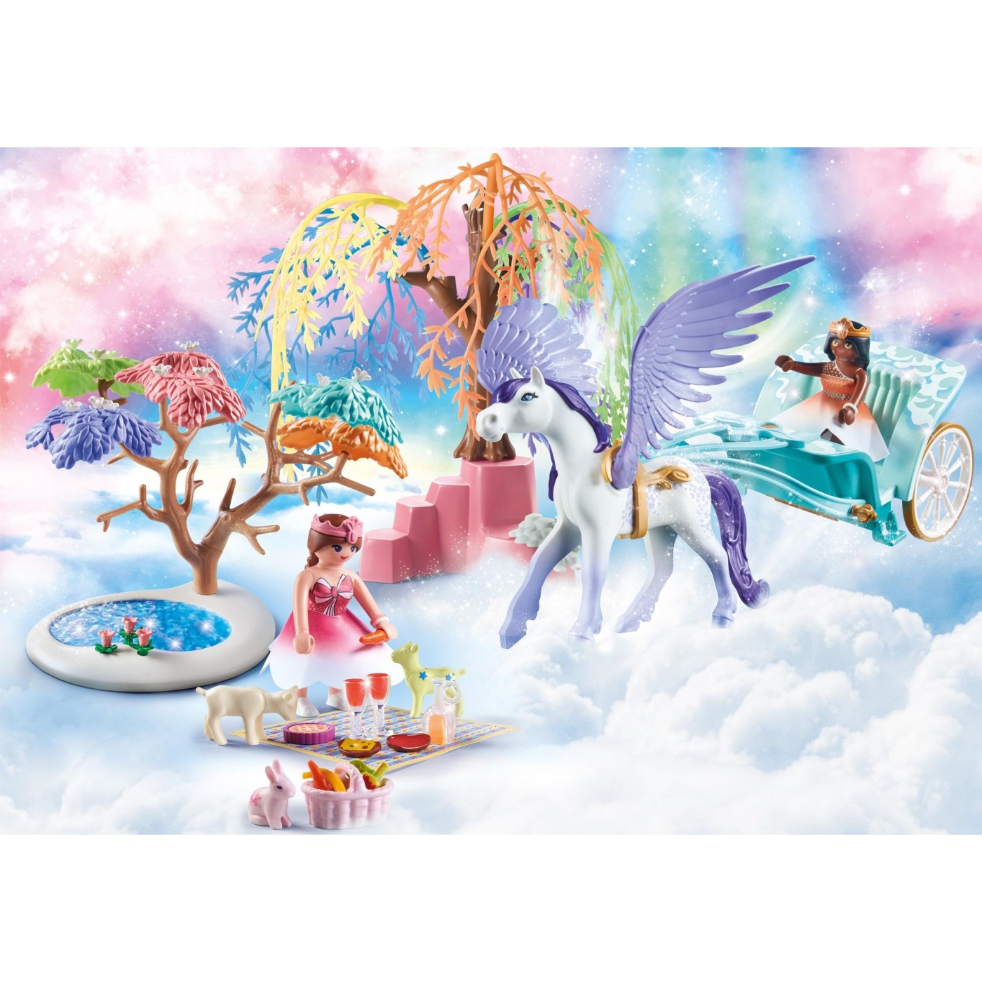 Playmobil Magic Πριγκίπισσες Και Άμαξα Με Πήγασο (71246)