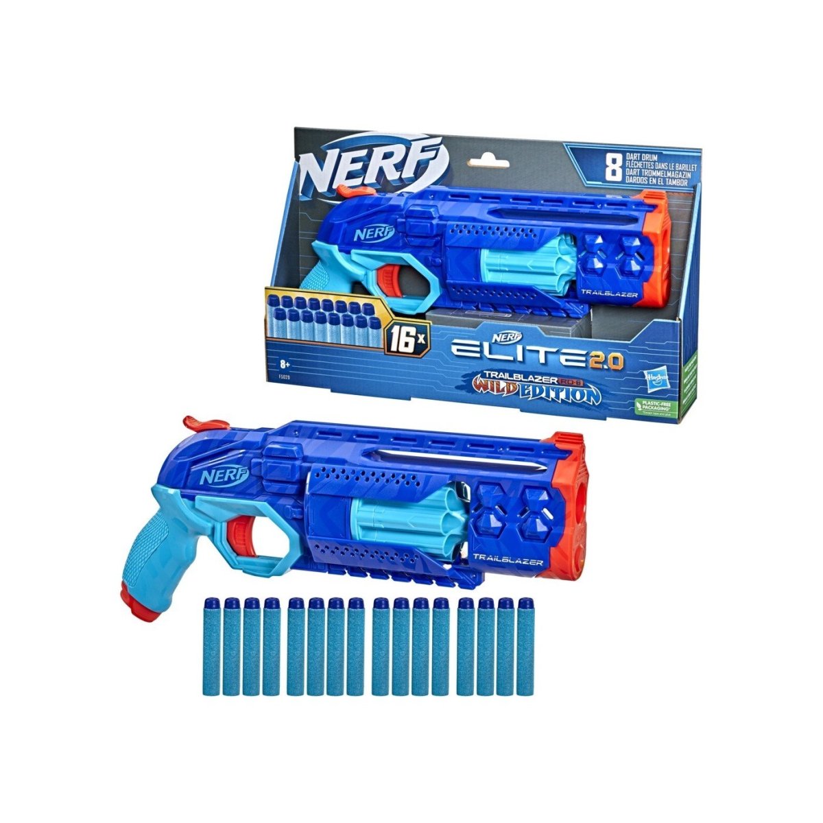 Hasbro Nerf Elite 2.0 Wild Edition Trailblazer RD-8 (F5029)