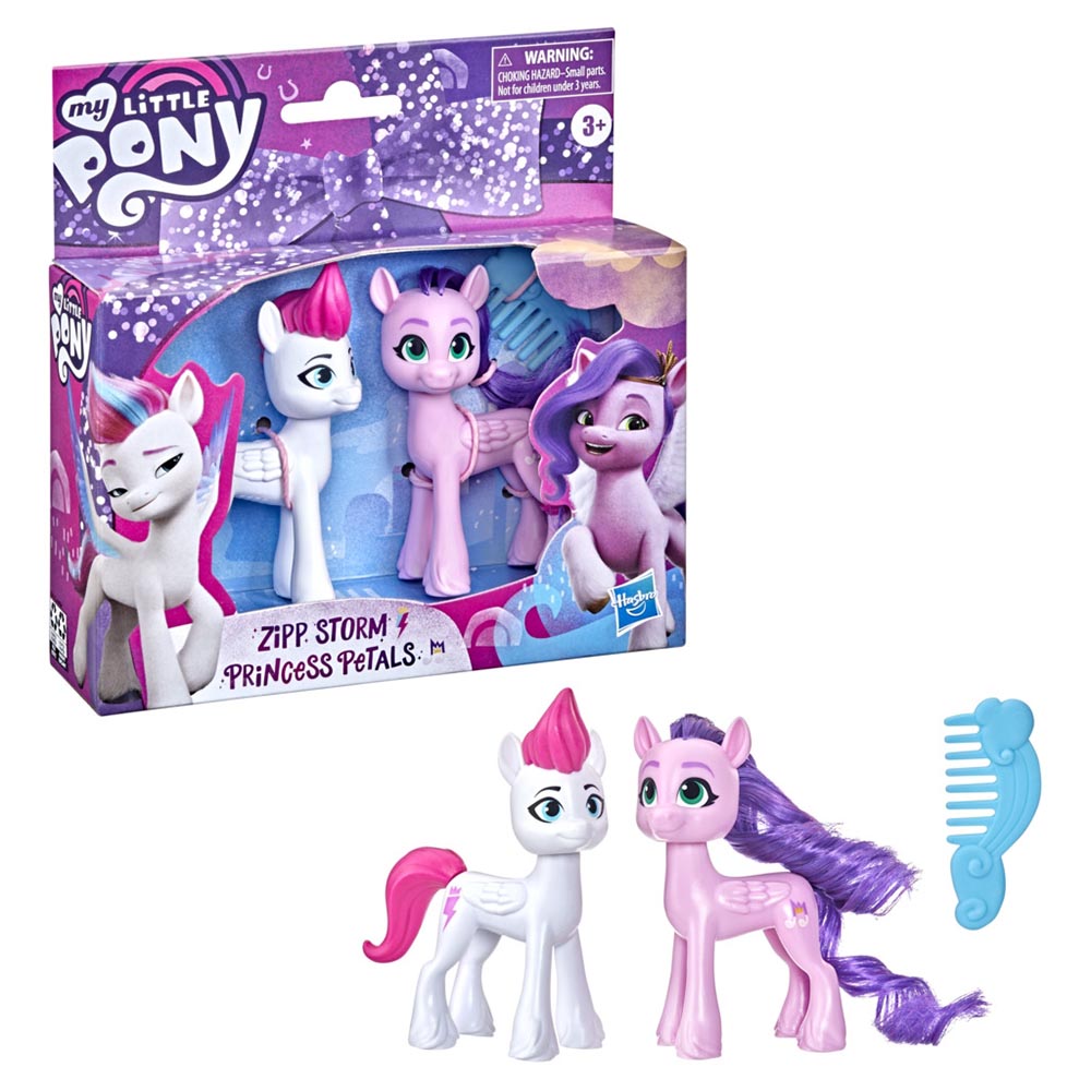 Hasbro My Little Pony Movie Fun Friends Zipp Storm-Princess Petals (F3780/F3801)