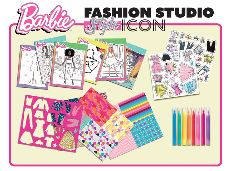 Lisciani Barbie Sketch Book Style Icon - Fashion Studio (17.12839)