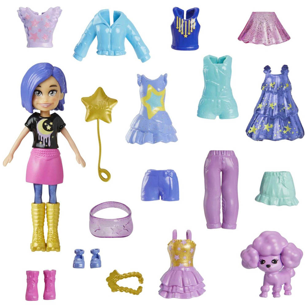 Mattel Polly Pocket Κούκλα Μόδας (HKV88/HKV93)