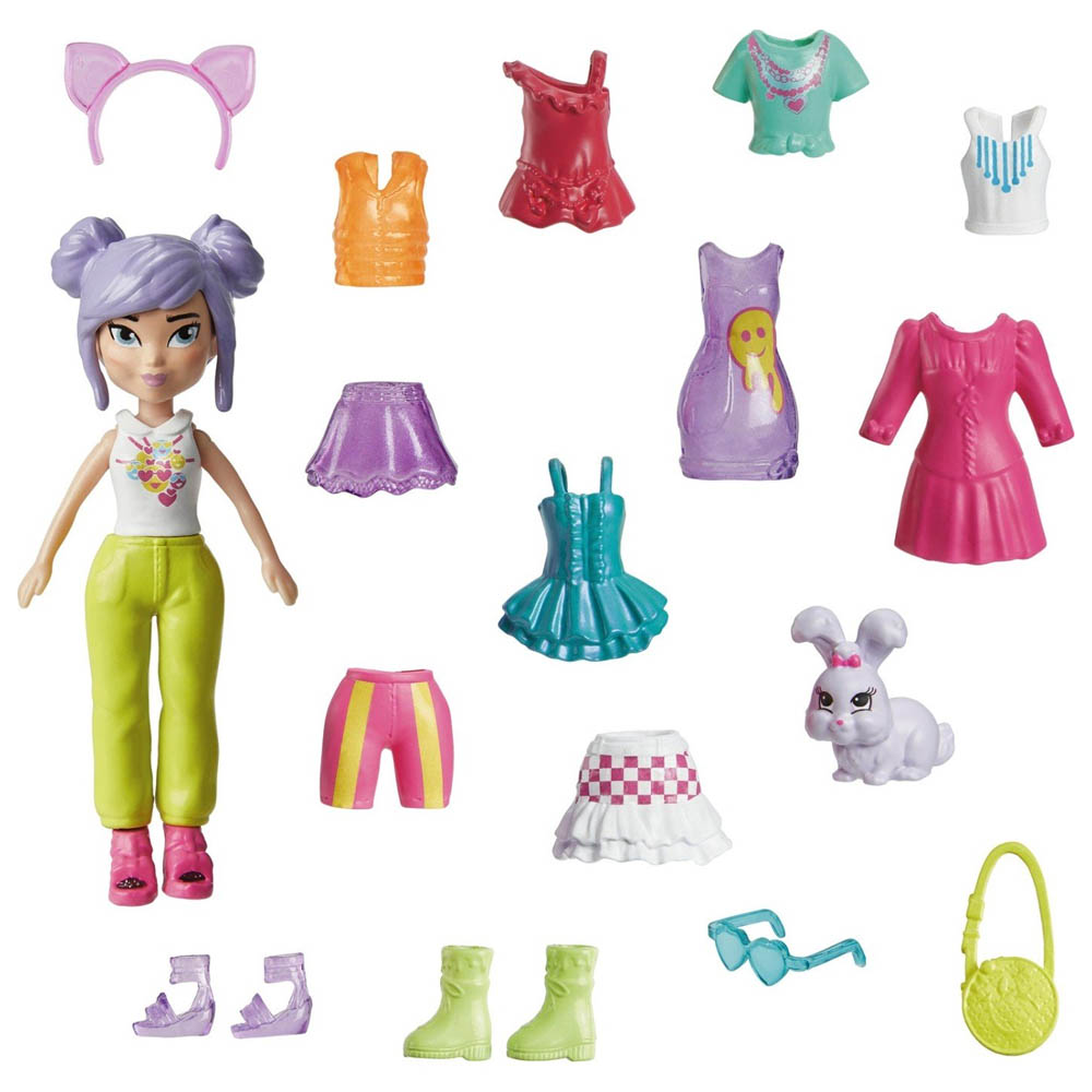 Mattel Polly Pocket Κούκλα Μόδας (HKV88/HKV94)