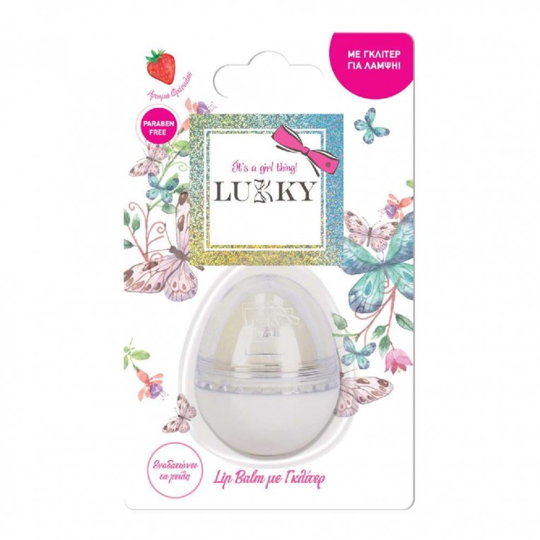 LUKKY LIP BALM EGG SHAPED ASST (4)