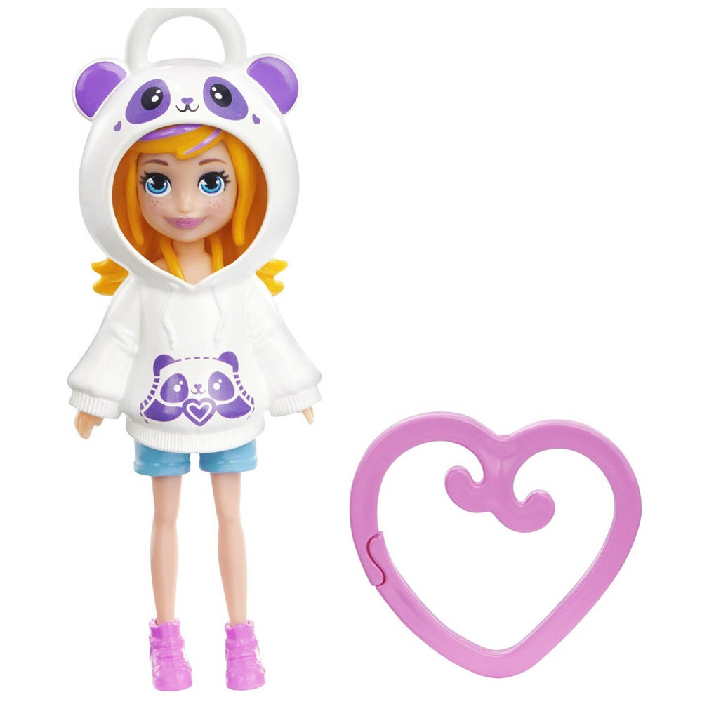 Mattel Polly Pocket Κούκλα Με Φουτεράκι Panda (HKV98/HKW00)