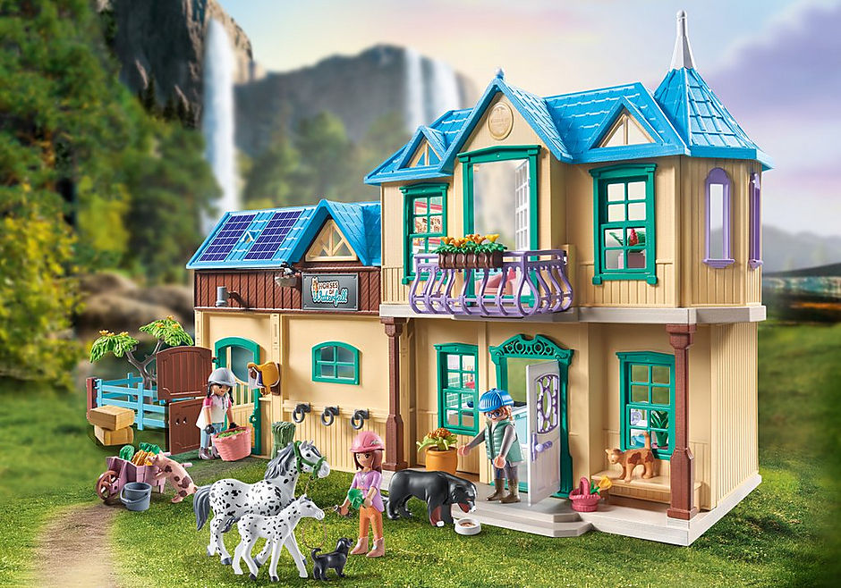 Playmobil Horses of Waterfall Μεγάλο Ράντσο (71351)