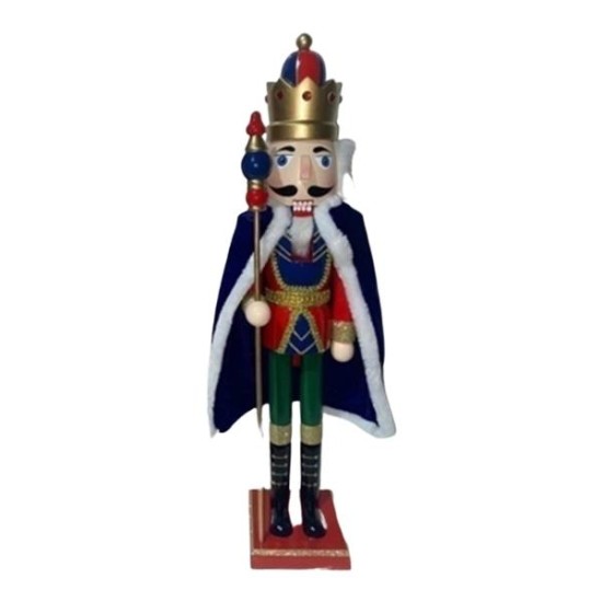 Χριστουγεννιάτικος Διακοσμητικός Ξύλινος Στρατιώτης Κόκκινη-Μπλε-Πράσινη Στολή 180cm 2 Σχέδια