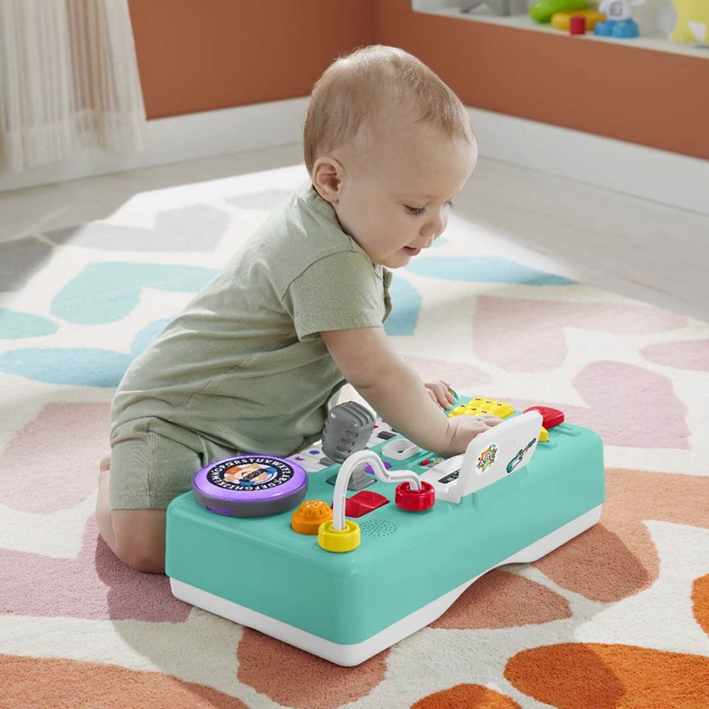 Fisher Price Laugh And Learn Εκπαιδευτική Κονσόλα Dj Με Φώτα Και Ήχους (HRB61)