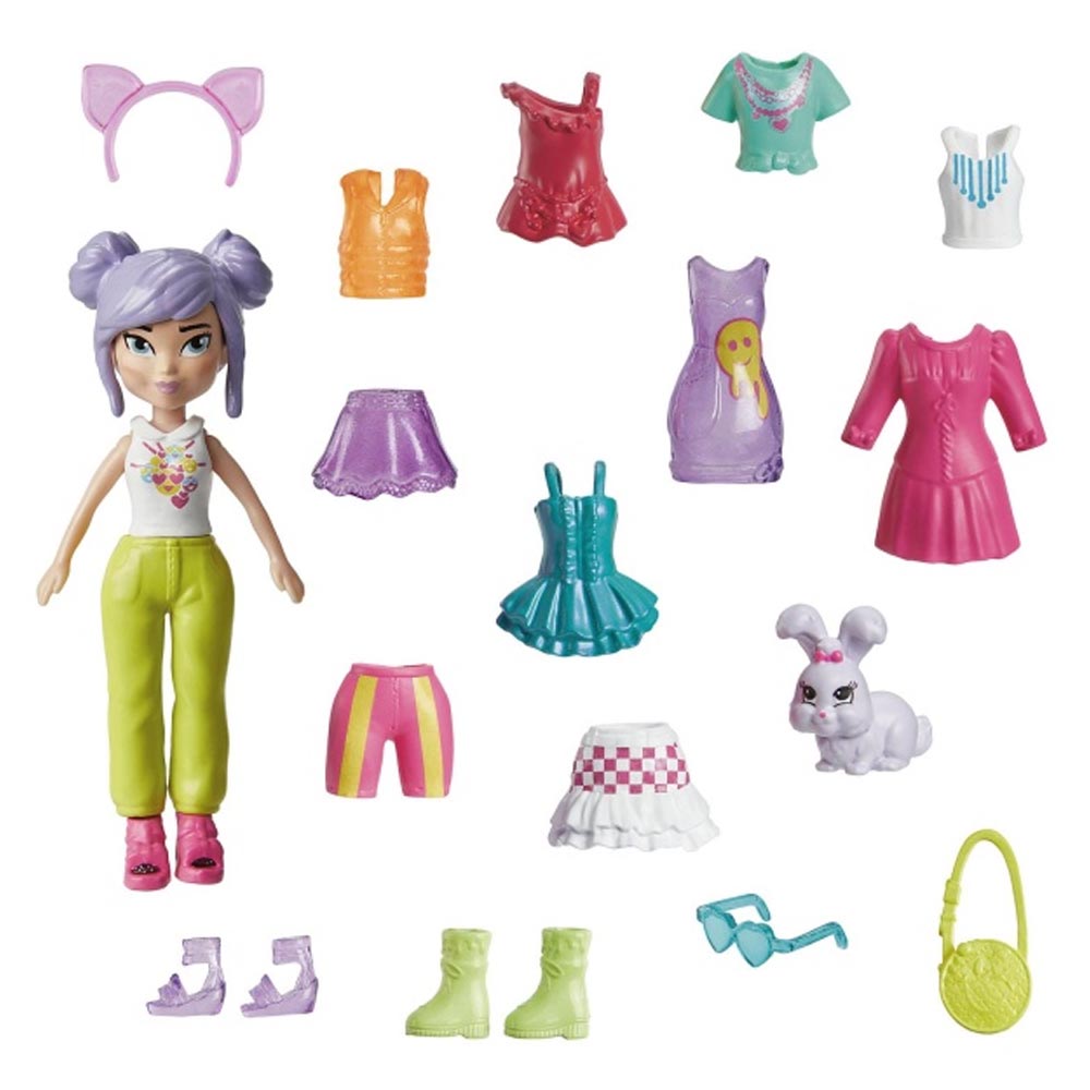 Mattel Polly Pocket Κούκλα Μόδας (HKV88/HRD60)