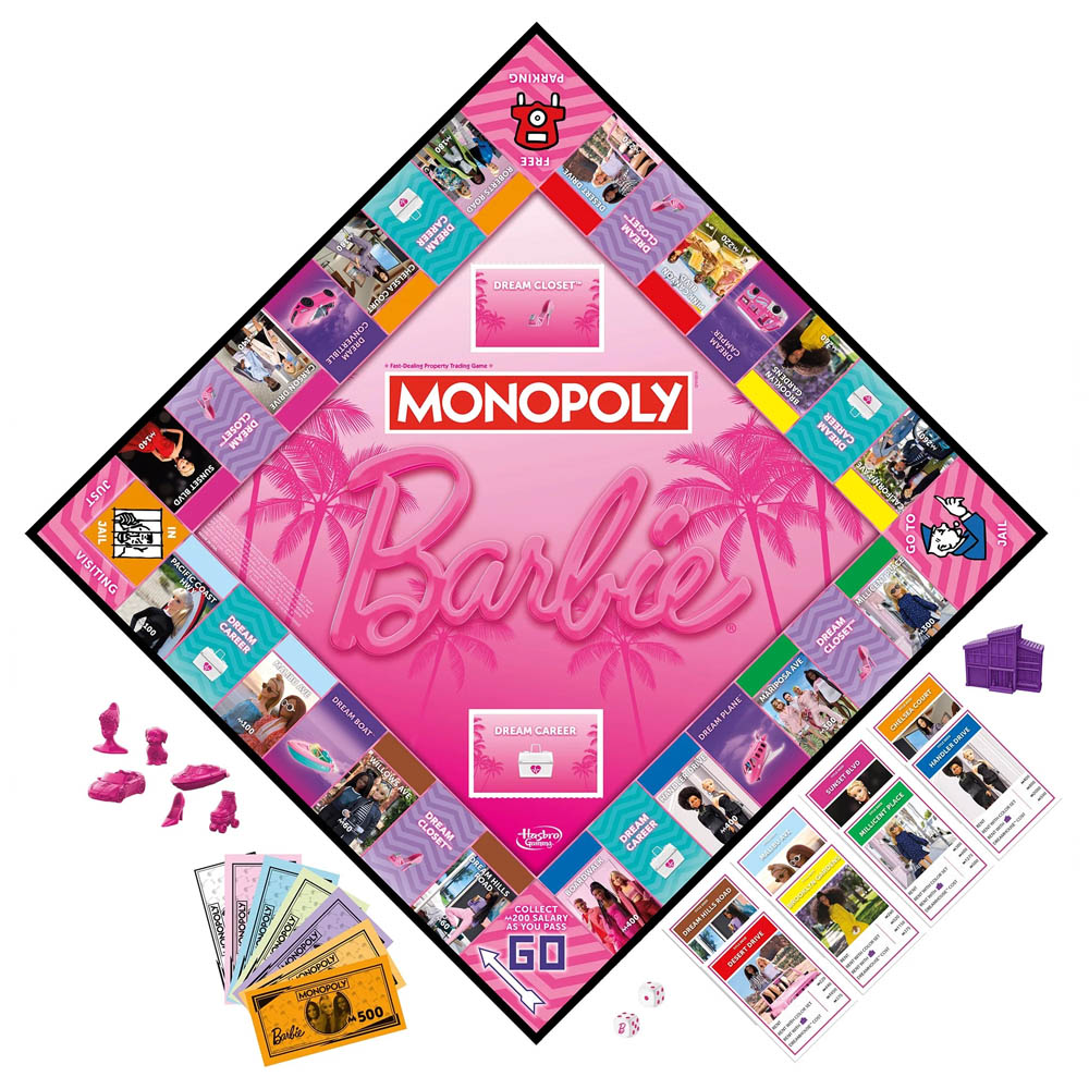 Hasbro Επιτραπέζιο Monopoly Barbie (G0038)