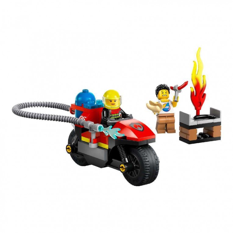 Lego City Fire Rescue Motorcycle (60410)