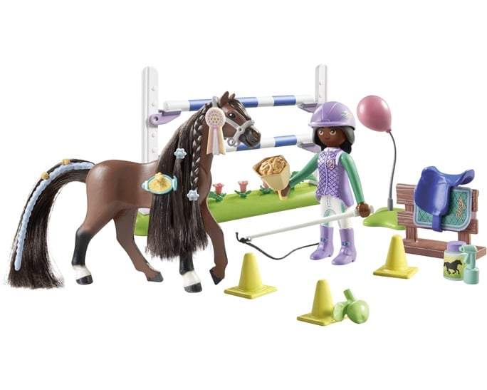 Playmobil Horses Of Waterfall - Εκπαίδευση Αλόγου Με Την Zoe Και Τον Blaze (71355)