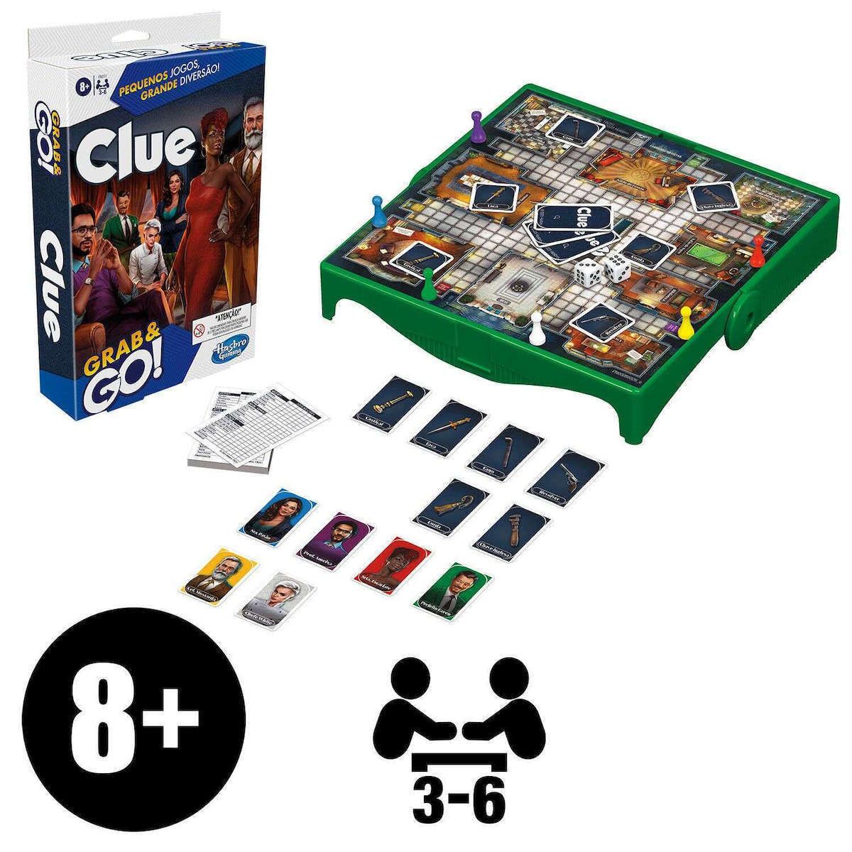 Hasbro Επιτραπέζιο Cluedo Crab And Go (F8251)