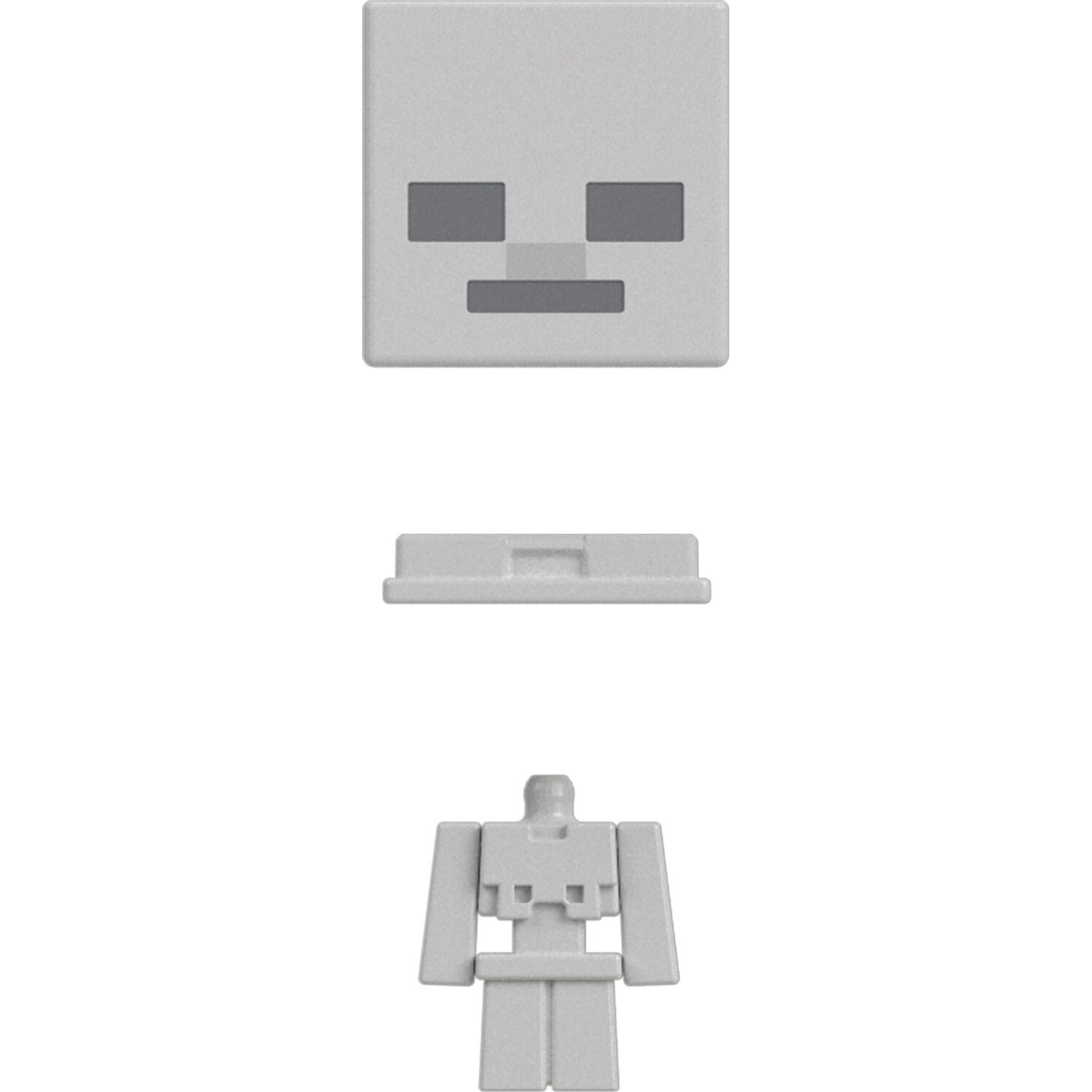 Mattel Head Μίνι Φιγούρες Minecraft Mob Head Minis Skeleton Minecraft Παιδική Φιγούρα Παιχνιδιού (HDV64/HTN21)