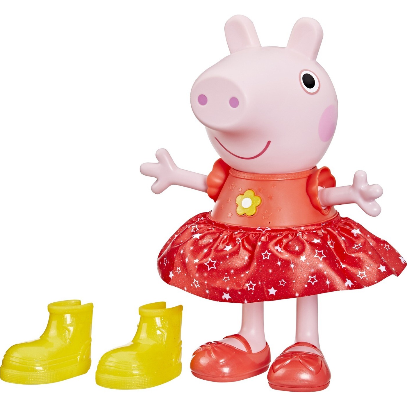 Hasbro Peppa Pig Peppas Muddy Puddles Party Musical Dancing Διαδραστική Κούκλα (F8873)