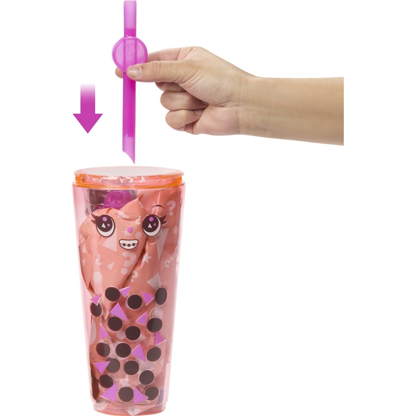 Mattel Barbie Bubble Tea Series Κούκλα Ρόφημα Μάνγκο με 8 Εκπλήξεις (HTJ22)