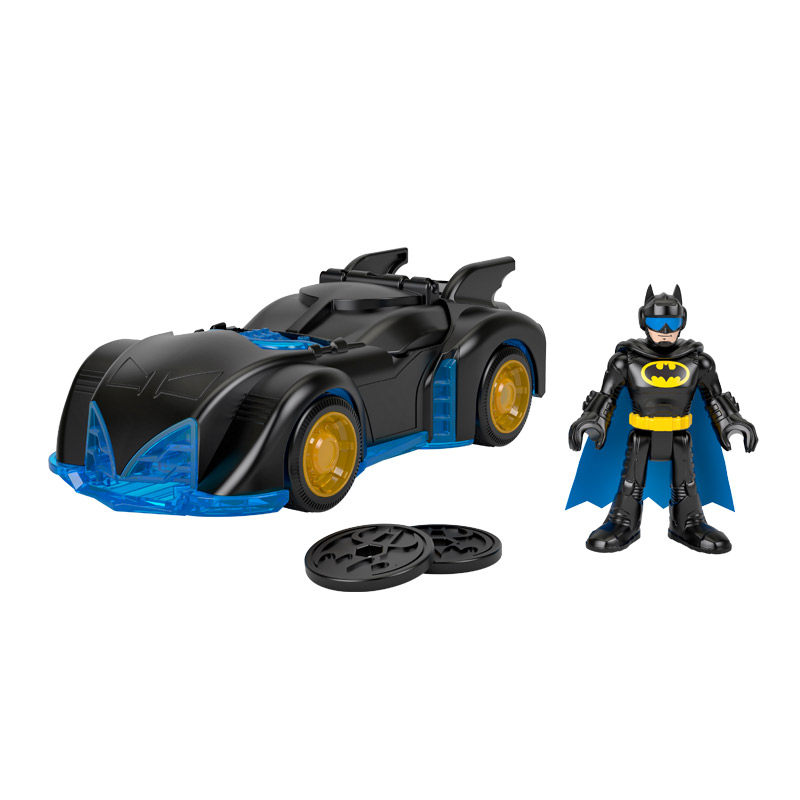 Fisher Price Imaginext Batman Οχήματα Shake and Spin Batmobile (M5649/HRP08)