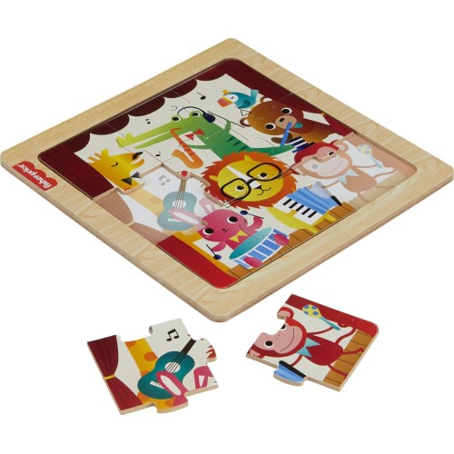 Mattel Fisher-price Wooden Jigsaw Puzzle (HXV15/HXV18)