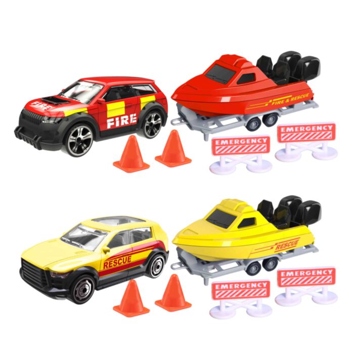 Teamsterz Σετ με Οχήματα Διάσωσης Θαλάσσης Die Cast με Αξεσουάρ (7535-17086)