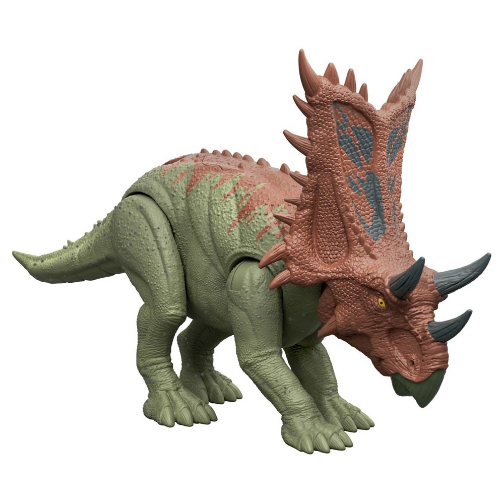 Mattel Jurassic World Βασική Φιγούρα Δεινόσαυρου Με Σπαστά Μέλη Chasmosaurus (HLN63/HTK67)