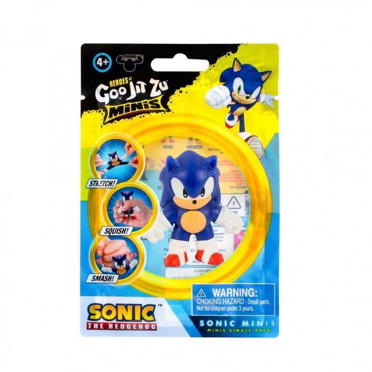 Goo Jit Zu Minis Φιγούρα Sonic Τhe Hedgehog - 8 Σχέδια (GJN01000)