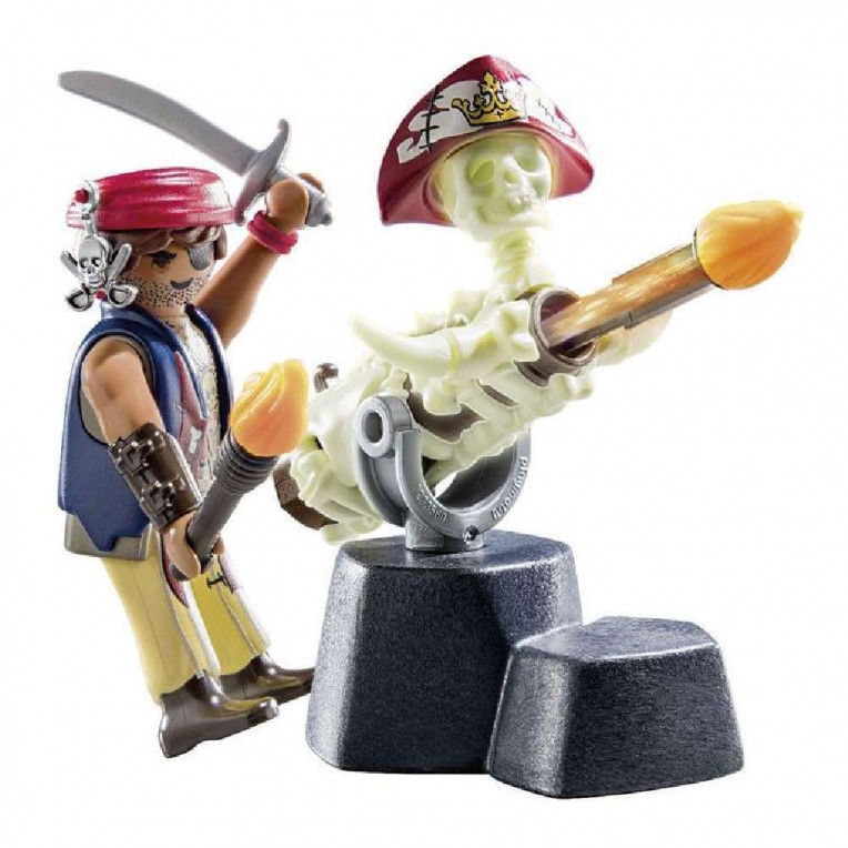 Playmobil Pirates Πειρατής με Κανόνι (71421)