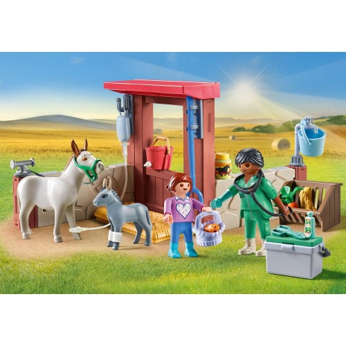 Playmobil Starter Pack Φροντίζοντας Τα Γαϊδουράκια (71471)