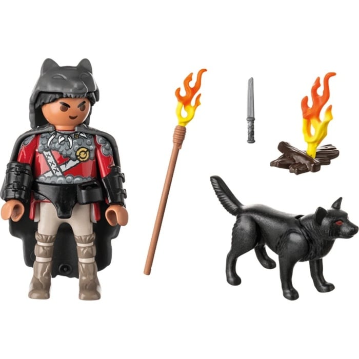 Playmobil Special Plus Πολεμιστής Με Λύκο (71482)