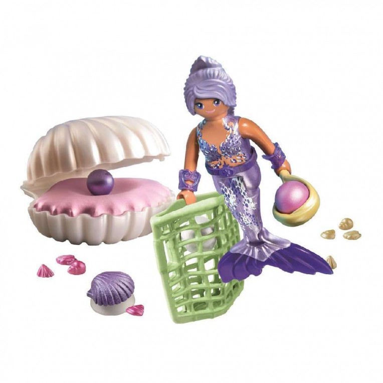 Playmobil Princess Magic Γοργόνα με Κοχύλι Μαργαριταριών (71502)