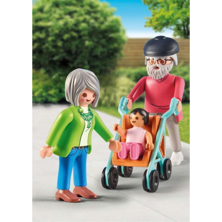 Playmobil My Life Παππούς και Γιαγιά με Μωρό (71613)