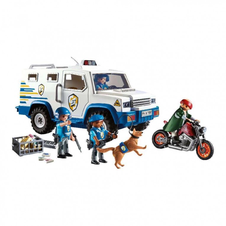 Playmobil Action Heroes Όχημα Χρηματοαποστολής 50 Χρόνια (71597)