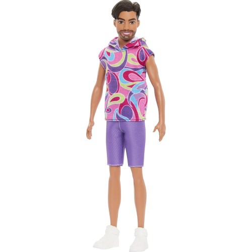 Mattel Ken Fashionistas Brunette with Short Beard & Slender Body (DWK44/HRH26)