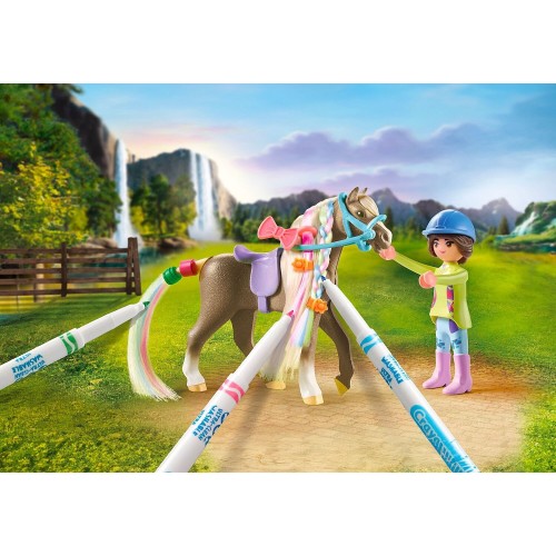 Playmobil Color Κομμωτήριο αλόγου (71640)