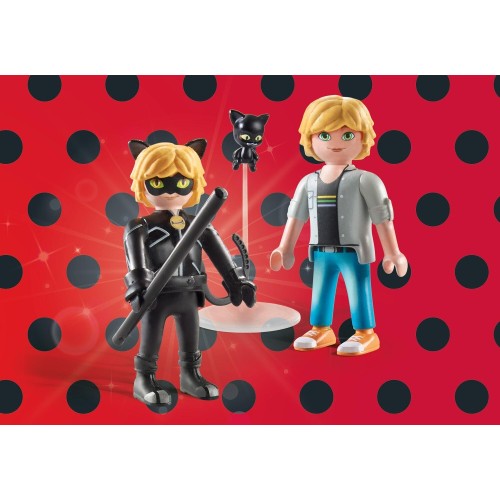 Playmobil Miraculous Adrien & Cat Noir (71337)