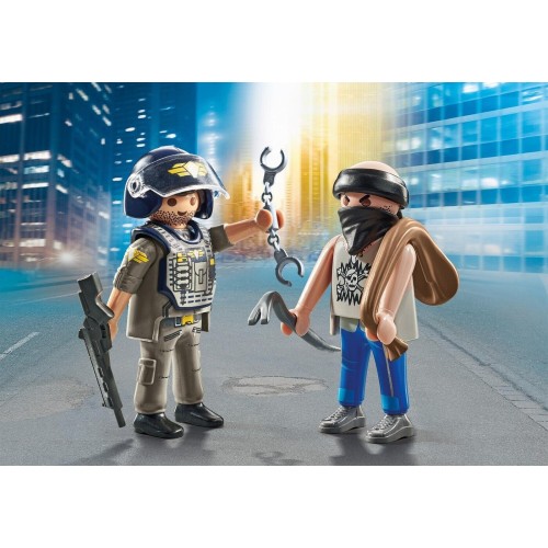 Playmobil Duo Pack Κλέφτης Και Αστυνόμος (71505)