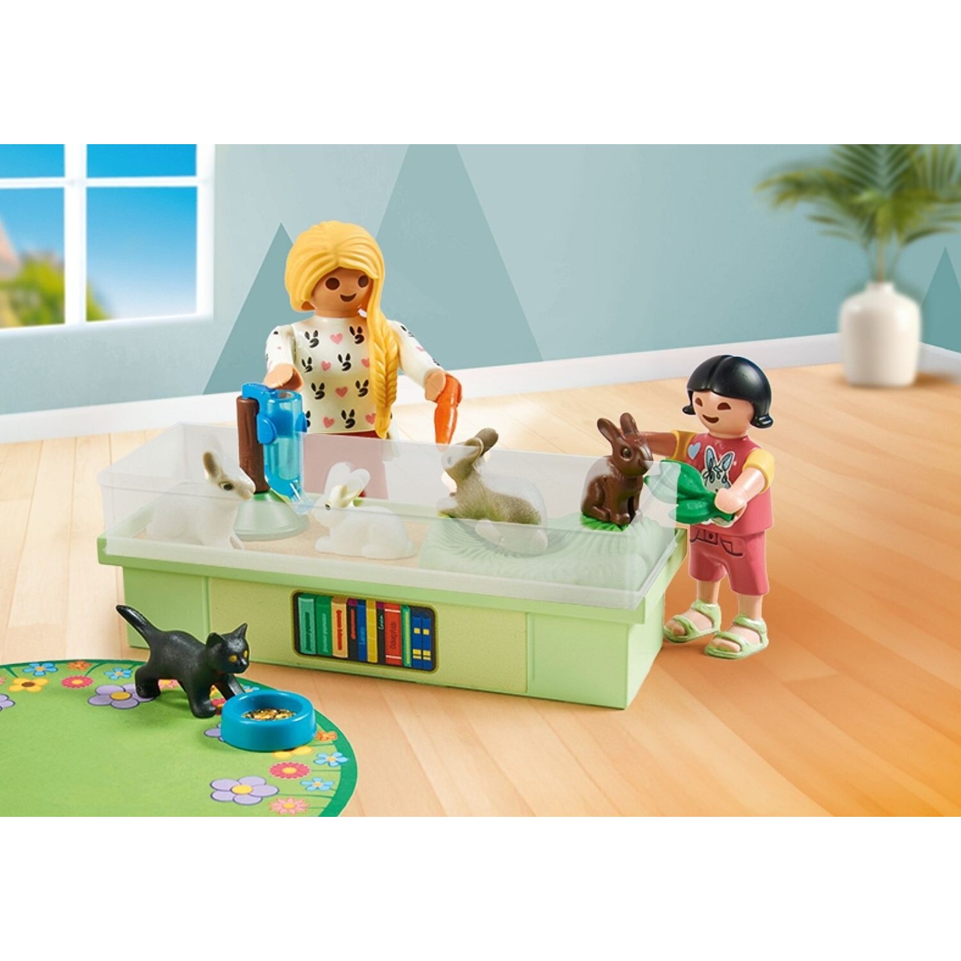 Playmobil My Life Starter Pack Παίζοντας Με Τα Κουνελάκια (71753)