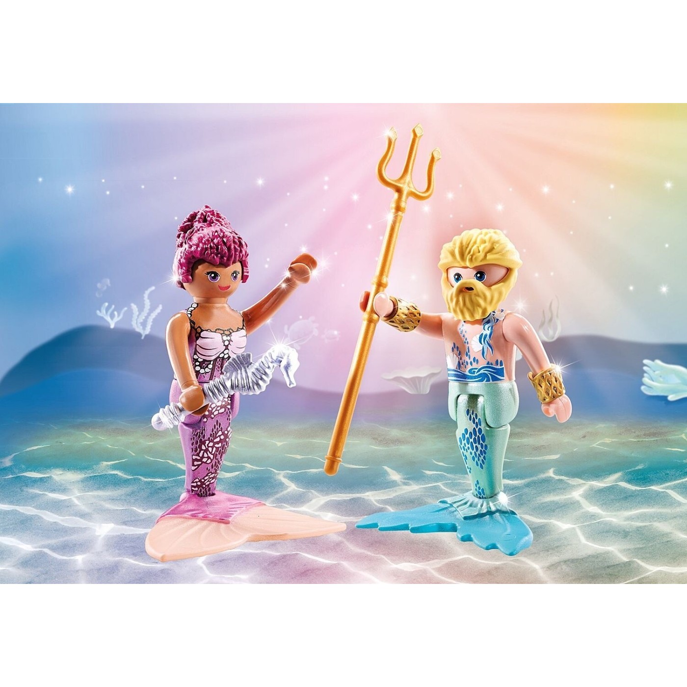 Playmobil Duo Pack Γοργόνα Και Τρίτωνας (71799)