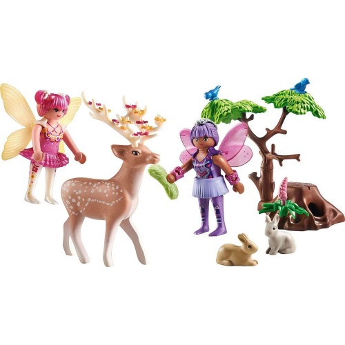 Playmobil Princess Magic Starter Pack Νεράιδες Με Ζωάκια Του Δάσους (71800)