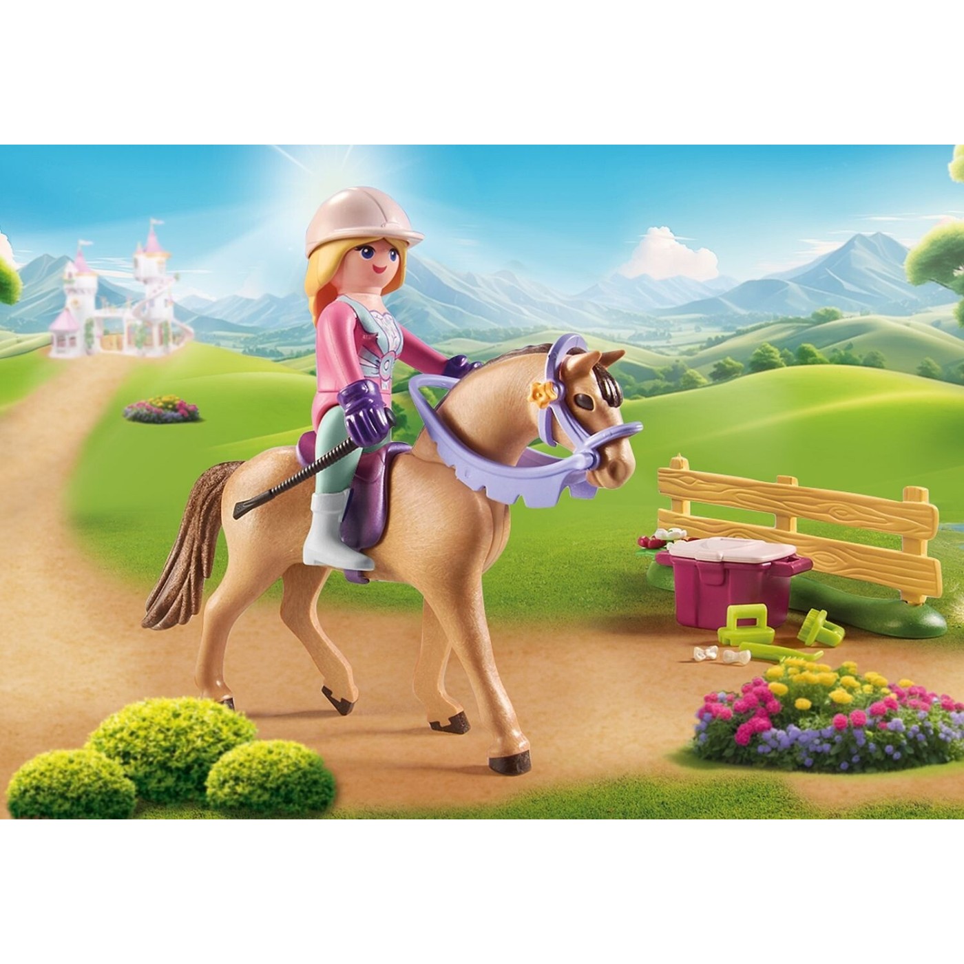 Playmobil Princess Magic Starter Pack Πριγκίπισσα Με Άλογο Ιππασίας (71801)