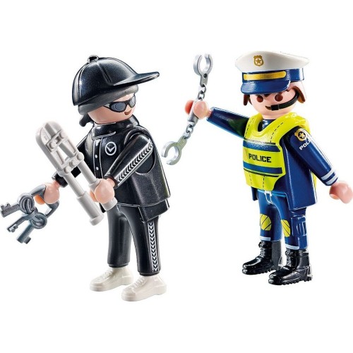 Playmobil Duo Pack Αστυνόμος Και Διαρρήκτης (71804)