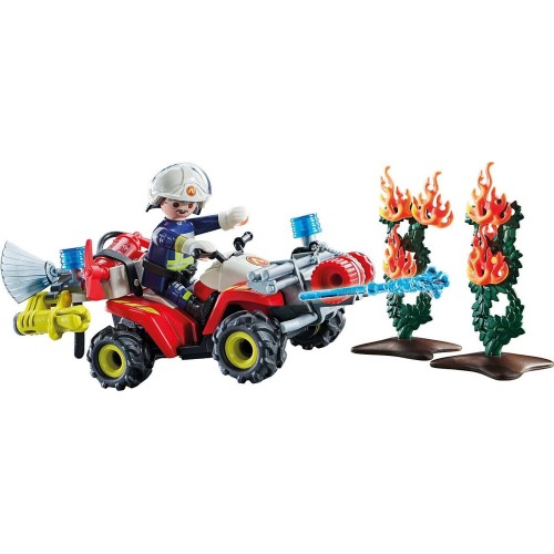 Playmobil Action Heroes Πυροσβέστης Με Γουρούνα (71825)