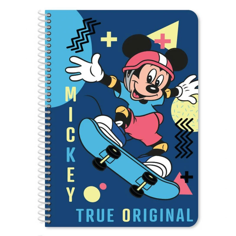 Τετράδιο Σπιράλ 17x25 Disney Mickey 2 Θέματα 60 Φύλλα 2 Σχέδια (000563523)