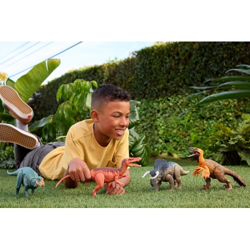 Jurassic World Rebirth Wild Roar Δεινόσαυρος Φιγούρα με Σπαστά Μέλη, Λειτουργία Επίθεσης και Ήχους Baryonyx (JGB87/JGC79)