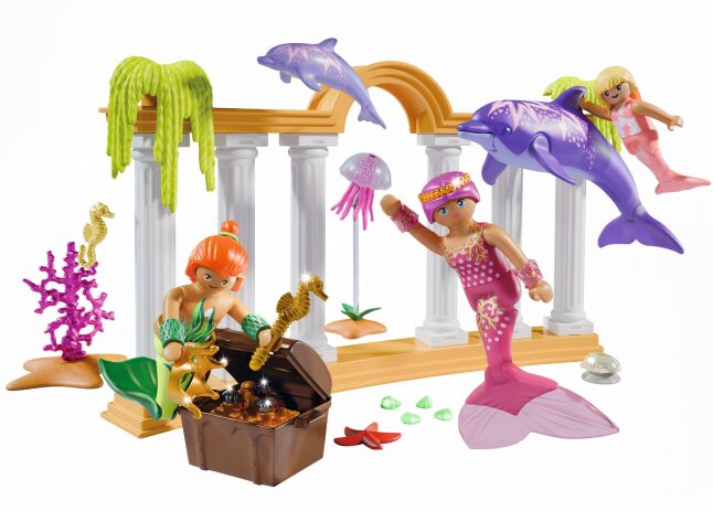 Playmobil Princess Magic Βασιλική Οικογένεια Γοργόνων Κai Δελφίνια (71861)